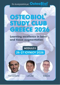 26-27 ΙΟΥΝΙΟΥ 2026 / Learning Excellence  in Bone and Tissue Augmentation - OsteoBiol Study Club Greece 2026